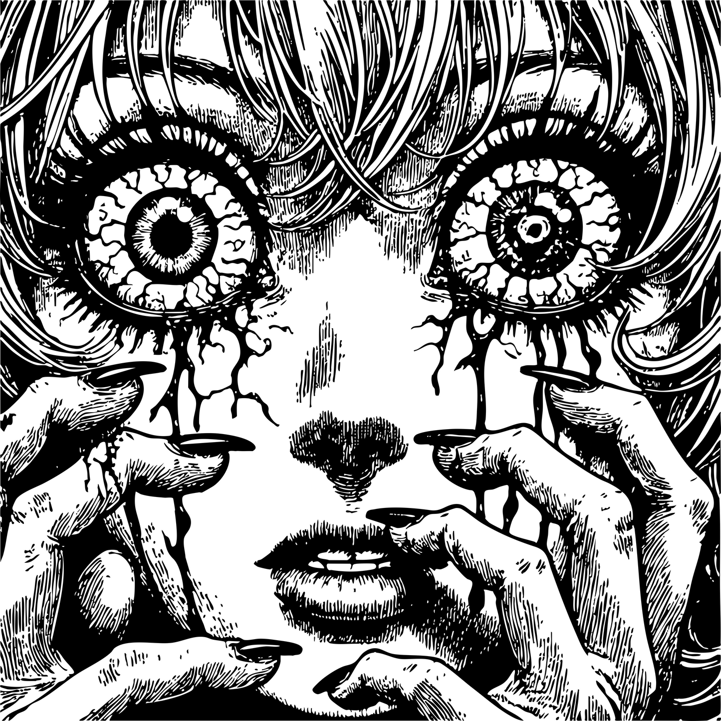Shattered Screams Art Print