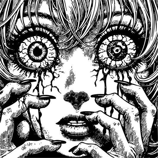 Shattered Screams Art Print